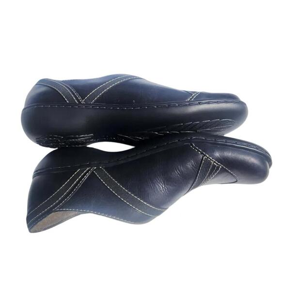 Clarks Artisan Unstructured. Black Leather Slip-on Shoes. Size: 6.5